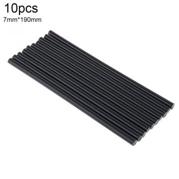 10pcs/lot 7mmx190mm Black Hot-melt Gun Glue Sticks Gun Adhesive DIY Tools for Hot-melt Glue Gun Repair Alloy Accessories