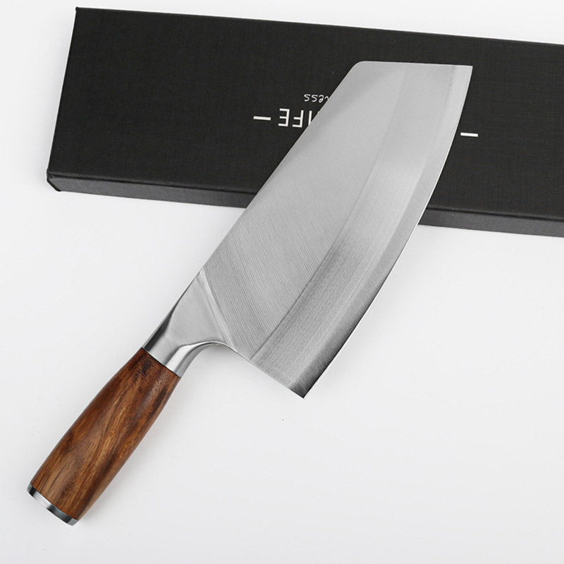 8inch Kitchen Knife Stainless Steel Meat Chopping Cleaver Slicing Vegetables Chinese Chef Knife