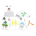 250PCS/set Learning Chinese Words Language Flash Cards Kids Baby Learning Card Memory Game Educational Toy Card for Children