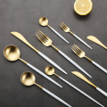Spklifey Dinnerware Chopsticks Set Gold Dinnerware Set 304 Kitchen Forks Knives Spoons Stainless Steel Dinnerware Set Chopsticks