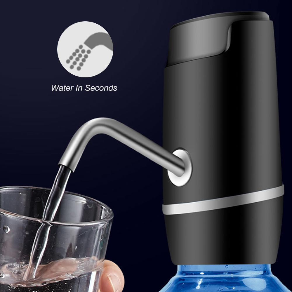 Water Bottle Pump Automatic Drinking Water Pump Portable Electric Water Dispenser Water Bottle Pumping Device USB Charging