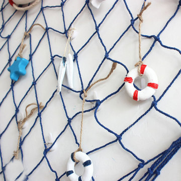 Lifebuoy Creative Small Pendant Small Fish Starfish Resin Wooden Decoration Fishing Net Accessories Wall Decoration