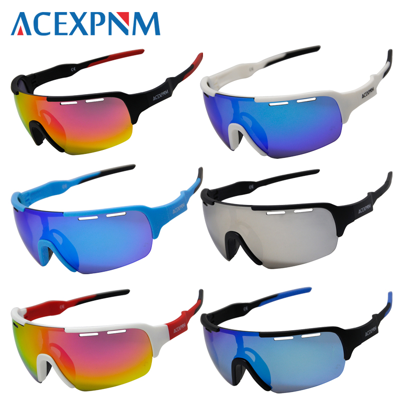 2019 Outdoor Sports Polarized Cycling Glasses Mountain Bike Cycling Goggles 4 Lens Cycling Eyewear UV400 Cycle Sunglasses