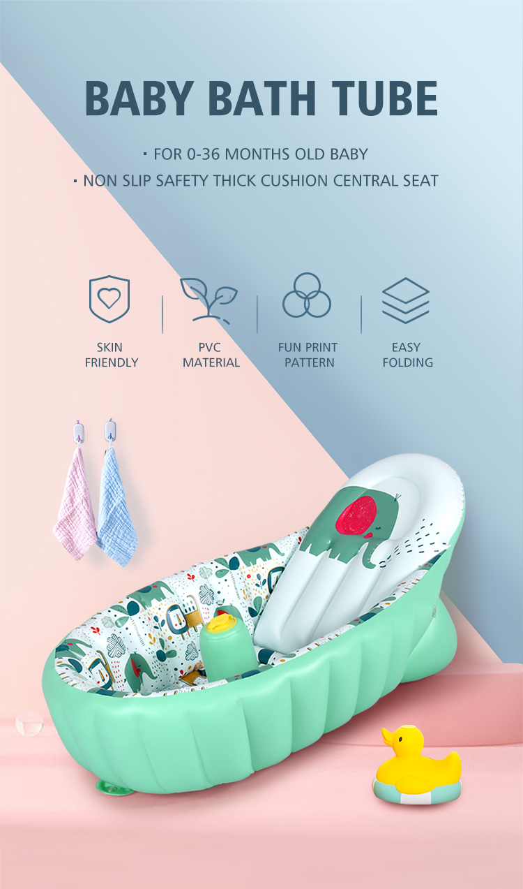 Baby Bathtub Toddler Bathtub Non Slip Travel Bathtub