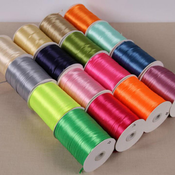 3mm Multi Colors Satin Ribbon Gift Packing Christmas Ribbons Wedding Party Decor Crafts DIY Handmade Supplies (10Meters/lot)