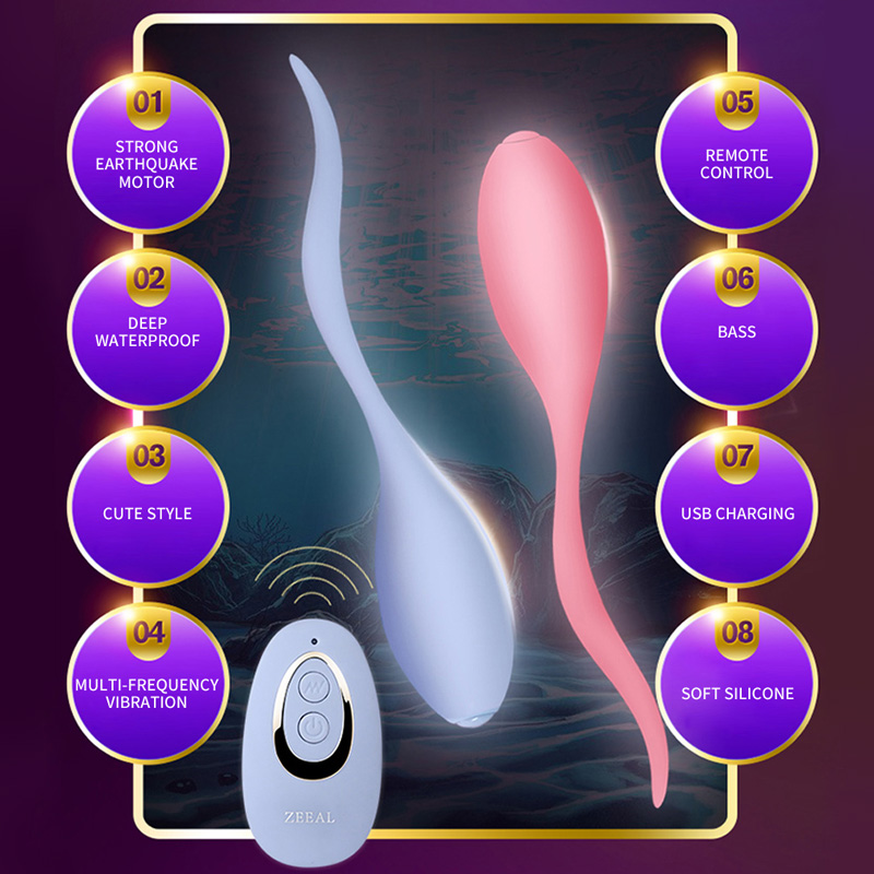 Wireless Remote Jumpping Egg Vibrator Portable Clitoral Stimulator Invisible Vibrating Egg G-Spot Masturbator Sex Toy for Women