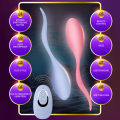 Wireless Remote Jumpping Egg Vibrator Portable Clitoral Stimulator Invisible Vibrating Egg G-Spot Masturbator Sex Toy for Women