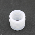 50pcs VMQ O Ring Seal Gasket Thickness CS 2.4mm OD 8~30mm Silicone Rubber Insulated Waterproof Washer Round Shape White Nontoxi