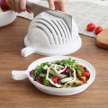 2020 Household Fruit Salad Tools White Creative Multifunctional Fruit And Vegetable Cutting Bowl Kitchen Accessories Small Tools