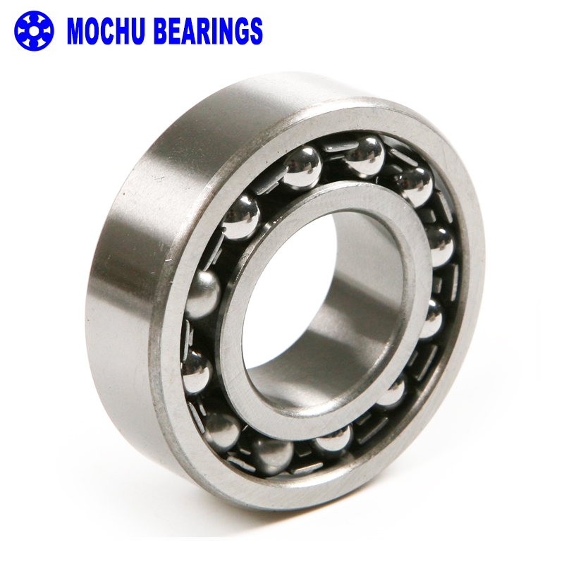 1pcs 1304 20x52x15 MOCHU Self-aligning Ball Bearings Cylindrical Bore Double Row High Quality
