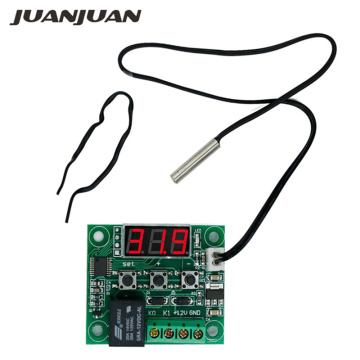 DC 12V Digital Heat Cool Temp W1209 Thermostat Temperature Control Switch Module On/Off Controller Board with Sensor 28% off