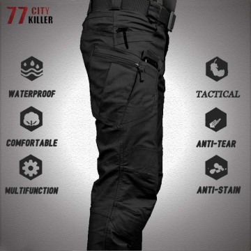 New Military Tactical Pants Waterproof Cargo Pants Men Breathable SWAT Army Solid Color Combat Trousers Work Joggers Size S-6XL