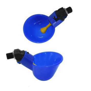 3 pcs Automatic Quail Drinker Chicken Waterer Bowl With Yellow Nipple Farm poultry drinking water system Poultry supplies