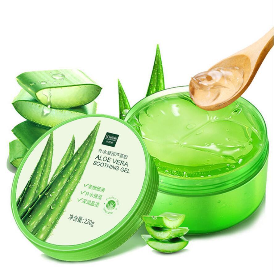 Hot sale 220g Aloe Vera Gel 92% Natural Face Creams Moisturizer Acne Treatment Gel for Skin Repairing Natural Beauty Products