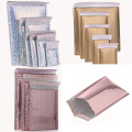 5 pcs 4 Colors Bubble Envelope Foam Foil Shipping Mailing Bag Waterproof Shockproof Bubble Mailer Envelopes for Gift Packaging