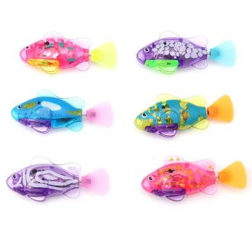Swimming Electronic Fish Activated Battery Powered Toy For Children Kid Electronic Fish Robot Fish Swimming Fish Tank Decoration