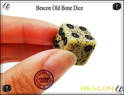 Bescon Old Bone Dice-7