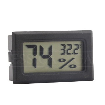 GALINER Digital Cigar Hygrometer Pocket Plastic Accurate Square Hygrometer Cigar Humidity Temperature For Humidor Hygrometers