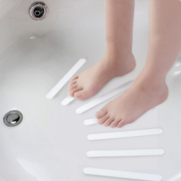 5Pc/Set Waterproof Bath Grip Stickers Transparent Anti-slip Stickers Bathroom PET Rubber Strip Sticker Tape Bathroom Accessories