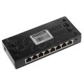 US Plug 10/100/1000 Mbps Ethernet 8port RJ-45 Network Desktop Switch Auto-MDI/MDIX Hub For Small/ Medium-Sized Office Networks