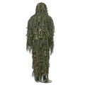 Ghillie Suit Hunting Woodland 3D Bionic Leaf Disguise Uniform Cs Camouflage Suits Set Jungle Train Hunting Cloth