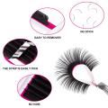 Eyelashes Extension Silk Fiber Individual False Eyelash Extensions Classic Natural Look Lash Extension Supply Russian Lashes