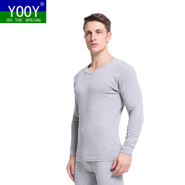 18YOOY New Long Johns For Men Of Suit Worm Underwear Pure Cotton Men's V-Collar Suit For Fashion Underwear Suit Clothes