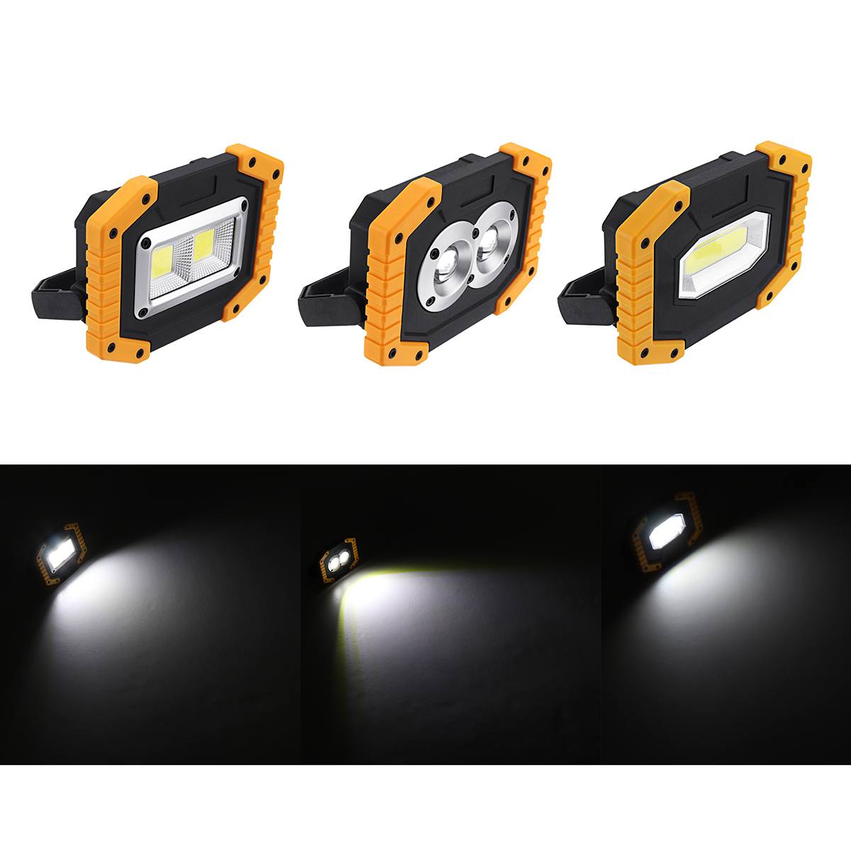 30W COB LED Rechargeable Work Light Emergency Lamp Hand Torch Camping Tent Lantern USB Charging Portable Power Bank Searchlight