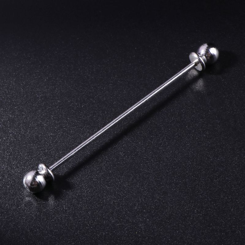 Men Shirt Pins Tie Clip Collar Clasp Luxury Business Wedding Brooch Bar Ornament L4ME