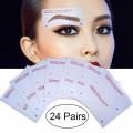 12/24 Pairs Eyebrow Stencil Stickers Eyebrow Drawing Card Template DIY Makeup Tools MU8669