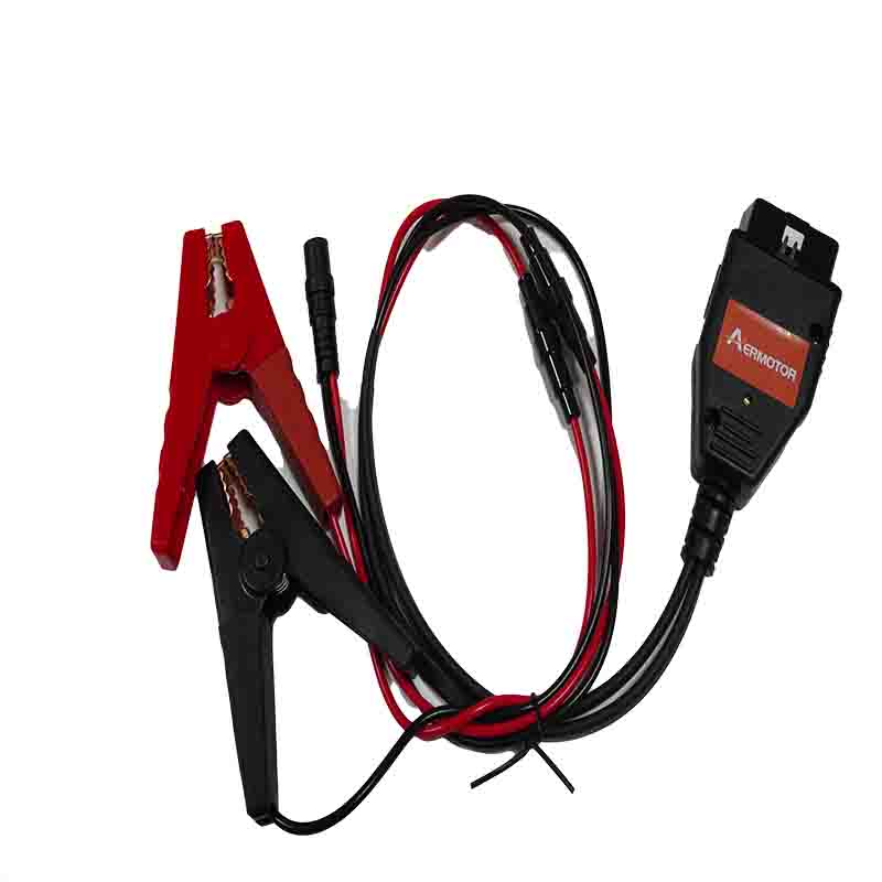 OBDII 16P red black lens