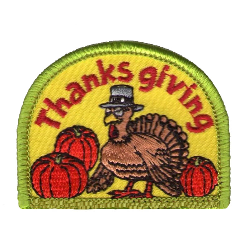 Thanksgiving Day Embroidery Patches