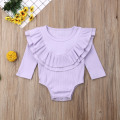 2019 Baby Spring Autumn Clothing Newborn Baby Girl Boys Ribbed Solid Bodysuit Long Sleeve Jumpsuit Playsuit Outfit Clothes 0-24M