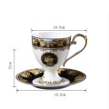 European Style Bone China Coffee Cup Sets Creative Porcelain Afternoon Tea Cup Party Hotel Milk Pot Home Decor Wedding Gifts