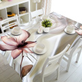 Tablecloth 3D Sexy Retro Rose Pattern Washable Cloth Thicken Rectangular and Round Table Cloth for Wedding Manteles