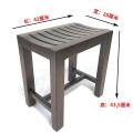 Bathroom Stool Solid Wood Small Anticorrosive Water Skiing Footstool Old People Bathing Shower Room Low Creative Stool For