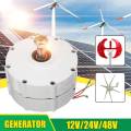 Efficient 6000W 12V/24V/48Volt 3 Phase PMSG Brushless Electric Wind Power Generator Permanent Magnet Generator Alternator Motor