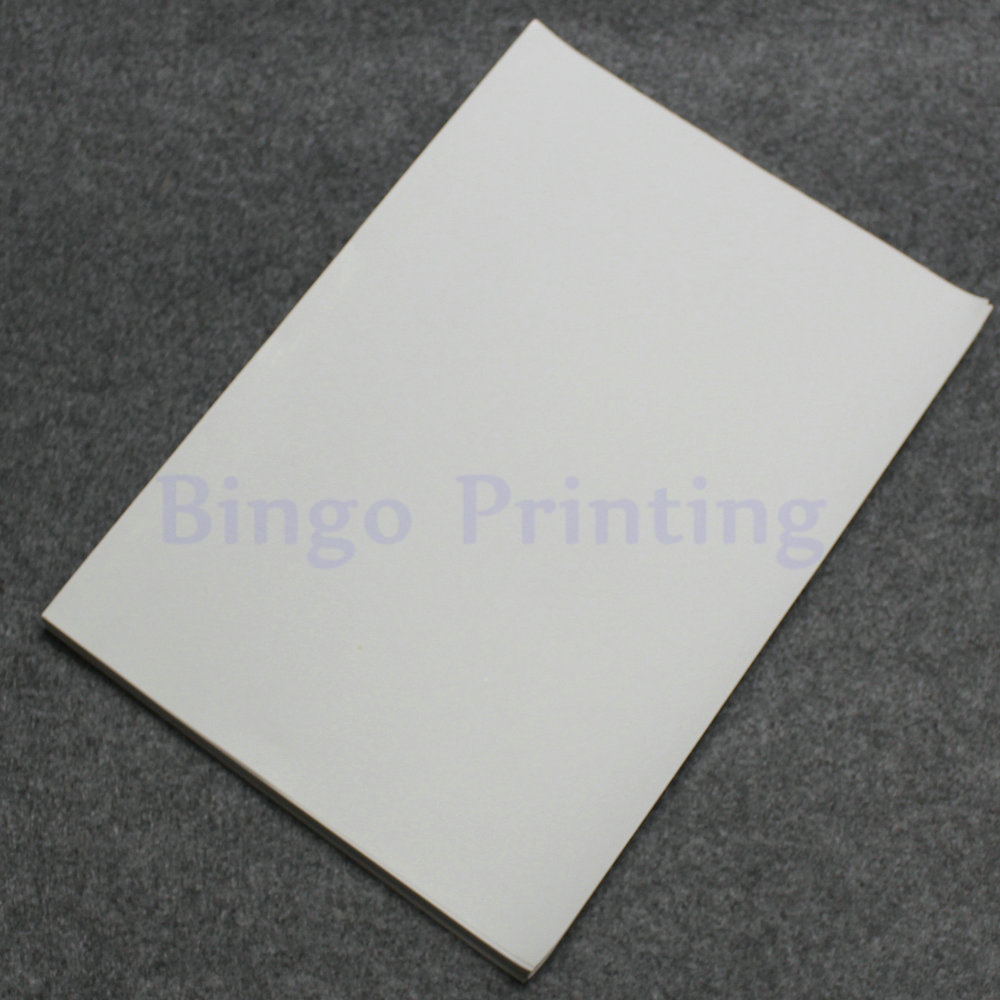 50 Sheets White A4 Waterproof Sticker Polymer Paper Synthetic Paper Blank Sticker Only For Laser Printer