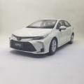 1:18 Diecast Model for Toyota Corolla 2019 White Sedan Alloy Toy Car Miniature Collection Gifts Hot Selling Altis