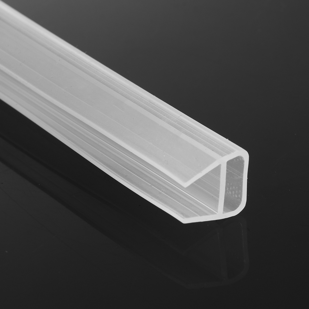 1M 6-12mm Silicone Rubber F U h Shape Glass Door Sealing Strips Window Glass Seal Strip For Bathroom Screen Door Weatherstrip