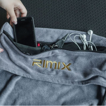 RIMIX 88cm wicking Sweat Magnet Sport Towels with Storage bag Gym Fitness Workout Sweat Towels for Swimming tennis Yoga Pilates