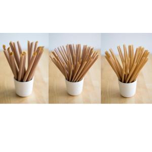 Fully biodegradable sugarcane fibers straws products