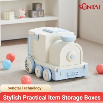Adorable Train Shaped Storage Container