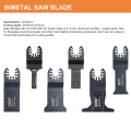 20pcs HCS/Japan-tooth/BIM Oscillating tool Quick Release Saw Blades Renovator Trimmer Blades For Wood/Plastic/Metal Cut NEWONE