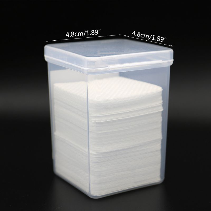 100pcs Disposable Cotton Pad Eyelash Extension Glue Removing Bottle Mouth Wipes