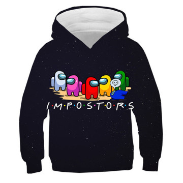 Game Among Us 3D Boys Hoodies Among Us Sweatshirt Harajuku Tracksuit Children Impostor Sudadera Hombre Impostor Boys Pullover