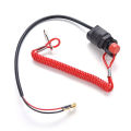 1PC New Universal Boat Outboard Engine Motor Kill Stop Safety Tether Lanyard Accessories Motorcycle Switches