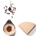 ICafilasNew Wooden Hand V60 Dripper Paper Coffee Filter 102 coffee strainer Bag Espresso Tea Infuser Accessories