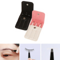 3 PCS Eyebrow Tweezers Stainless Steel Hair Removal Makeup Tool Kit with Bag Point Tip/Slant Tip/Flat Tip pinzas pincet