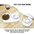 Non-slip Cat Bowls Double Bowls With Raised Stand Pet Food And Water Bowls For Cats Dogs Feeders Cat Bowl Pet Supplies